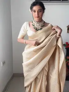 KALINI Ethnic Motifs Zari Banarasi Saree