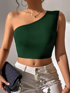 BAESD One Shoulder Crop Top