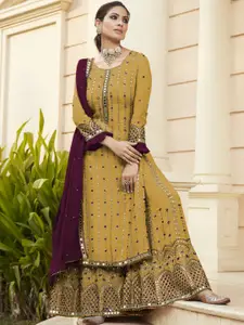 ASISA Embroidered Semi-Stitched Dress Material