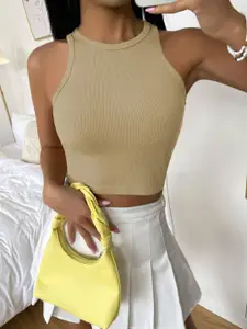 BAESD Women Striped Sleeveless Tank Crop Top