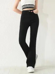 Next One Women Smart Bootcut High-Rise  Stretchable Jeans