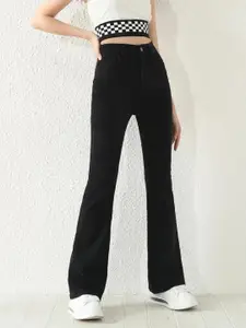 Next One Women Cotton Smart Bootcut High-Rise Stretchable Jeans