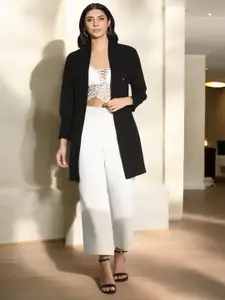 BAESD Self Design Open Front Longline Shrug