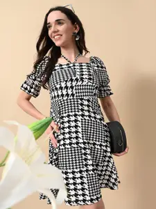 IUGA Print A-Line Dress