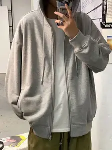 StyleCast Men Hooded Solid Casual Bomber Jacket