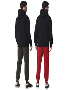 FFLIRTYGO Men Pack Of 2 Mid-Rise Joggers