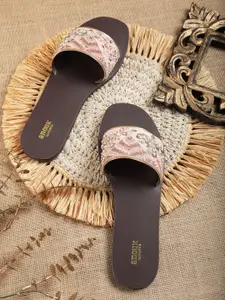 Anouk Women Embellished Open Toe Flats