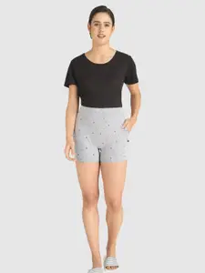 PROTEENS Women Printed Cotton Regular Fit Shorts