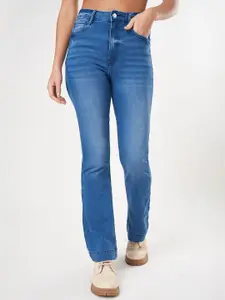 SF JEANS by Pantaloons Women Flared High-Rise Light Fade Jeans