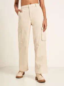 SF JEANS by Pantaloons Women Relaxed Fit Mid-Rise Cargos