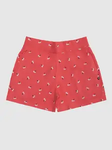 PROTEENS Women Floral Printed Mid-Rise Cotton Shorts