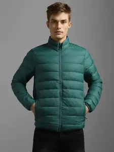Louis Philippe Sport Men Puffer Stand Collar Cotton Casual Jacket