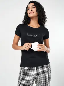 Dreamz by Pantaloons Printed Pure Cotton Lounge T-Shirt