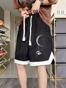 StyleCast Men Printed Loose Fit Mid-Rise Shorts