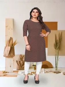 KETAKI FASHION Geometric Printed Straight Kurta