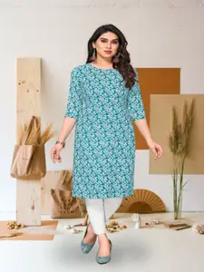 KETAKI FASHION Floral Printed Straight Kurta