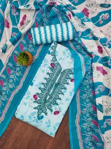 MANVAA Floral printed Unstitched Dress Material