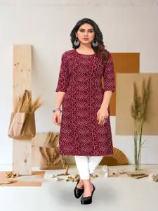 KETAKI FASHION Bandhani Printed Straight Kurta