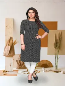 KETAKI FASHION Geometric Printed Straight Kurta