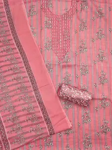 MANVAA Floral Printed Unstitched Dress Material