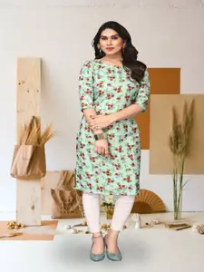 KETAKI FASHION Floral Printed Straight Kurta