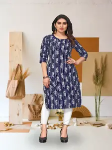 KETAKI FASHION Floral Printed Straight Kurta