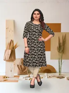 KETAKI FASHION Floral Printed Straight Kurta