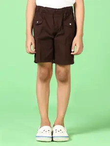 V-Mart Boys Cotton Mid-Rise Shorts