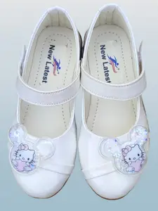 NEW LATEST Girls Velcro Ballerinas Flats