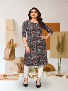 KETAKI FASHION Ethnic Motifs Printed Straight Kurta
