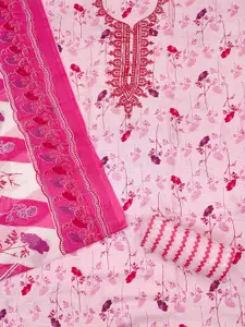 MANVAA Floral Printed Unstitched Dress Material