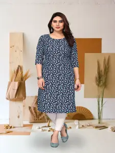 KETAKI FASHION Geometric Printed Straight Kurta