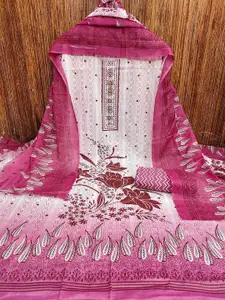 MANVAA Floral Printed Unstitched Dress Material