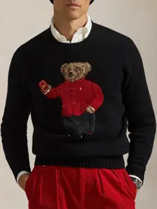Polo Ralph Lauren Men Printed Woolen Sweaters