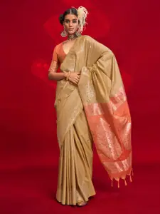 Mitera Woven Design Zari Banarasi Saree