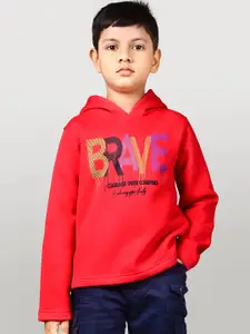YOUMAA Boys Printed Hooded Sweatshirt
