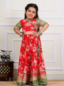 COTLAND FASHION Girls Printed Cotton Ready to Wear Lehenga & Choli