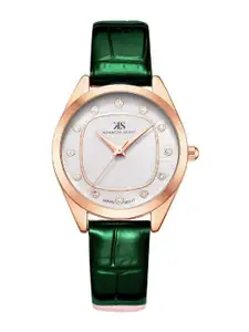 KENNETH SCOTT Women Embellished Dial & Straps Analogue Watch K24508-RLHW