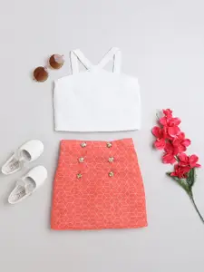 taffykids Girls Top with Skirt