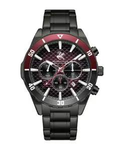 Beverly Hills Polo Club Men Dial & Bracelet Style Analogue Multi Function WatchBP3691Y.681
