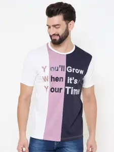 Duke Men Typography Printed Slim Fit T-shirt