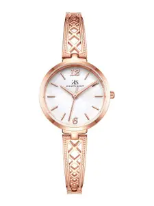 KENNETH SCOTT Women Round Dial Bracelet Style Straps Analogue Watch K22518-RBKM