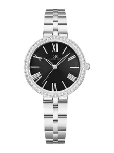 KENNETH SCOTT Women Stainless Steel Reset Time Analogue Watch K23502-SBSB