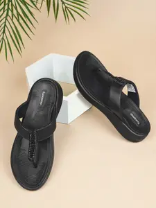 DressBerry Women Casual T-Strap Flats