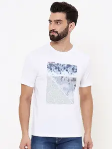 Duke Men Graphic Printed Round Neck Cotton T-shirt