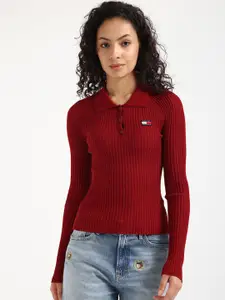 Tommy Hilfiger Women Ribbed Pullover Sweater