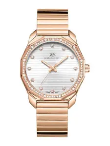 KENNETH SCOTT Women Dial & Stainless Steel Bracelet Style Straps Analogue WatchK24505-RBKW