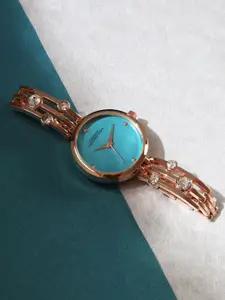 French Connection Women Mother of Pearl Dial & Reset Time Analogue Watch