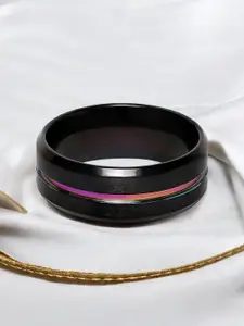 The Roadster Lifestyle Co Men Matte Finish Tungsten Band