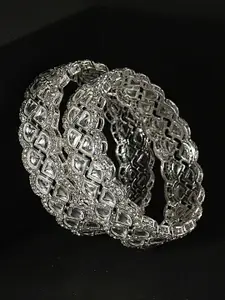 LAVAZZA Set Of 2 CZ-Studded Bangles